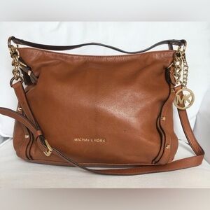 Michael Kors Tan Leather Shoulder Bag